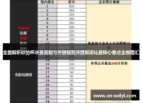 全面解析欧协杯决赛赛制与关键规则深度解读比赛核心要点全指南汇